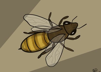 Bee Appreciation Digital Art