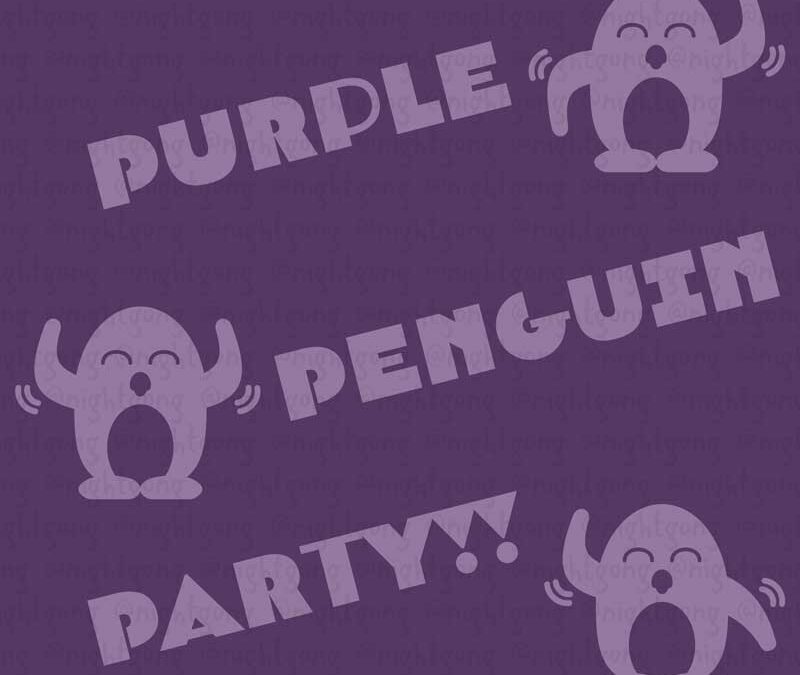 Purple-Penguin-Party-Icon